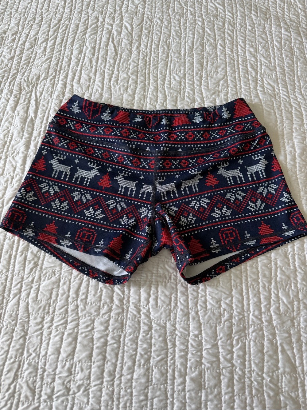 Born Primitive Double Take Booty Shorts Christmas Reindeer